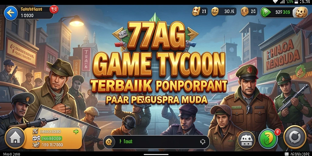 Screenshot menampilkan gameplay seru dan mekanisme Tycoon yang menarik.