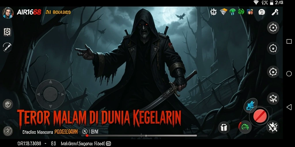 Tampilan gameplay AIR168 yang menakutkan dan penuh ketegangan.