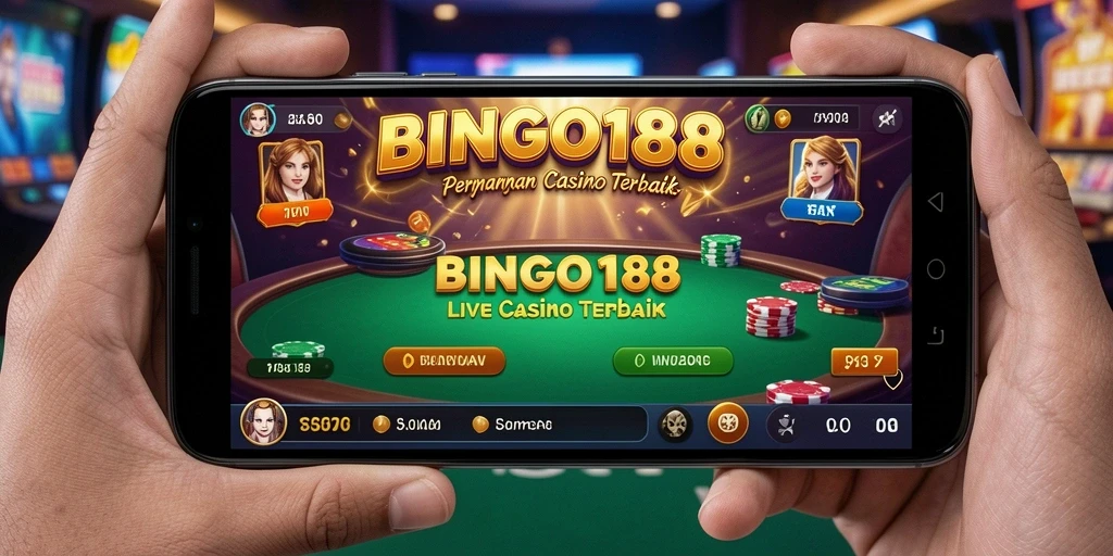 Tampilan gameplay Live Casino yang menarik dan interaktif di BINGO188.