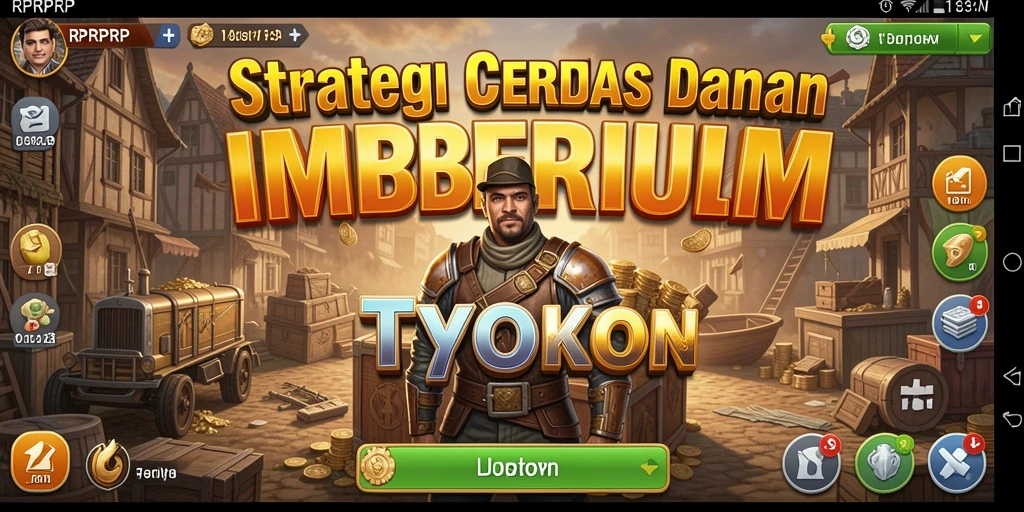 Screenshot gameplay RPRPRP menampilkan interaksi manajemen bisnis yang mendalam.