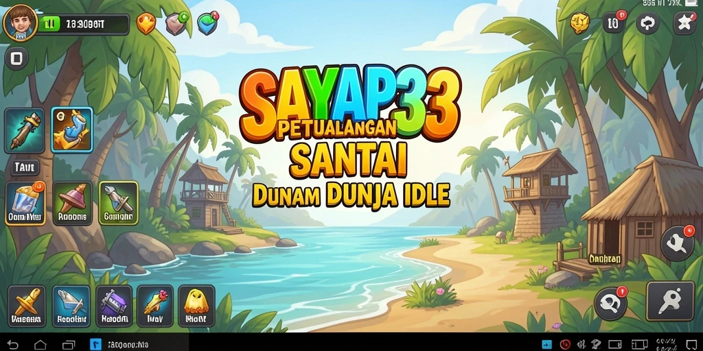 Tampilan menawan dari gameplay <strong>SAYAP33</strong> dengan petualangan Idle yang seru.