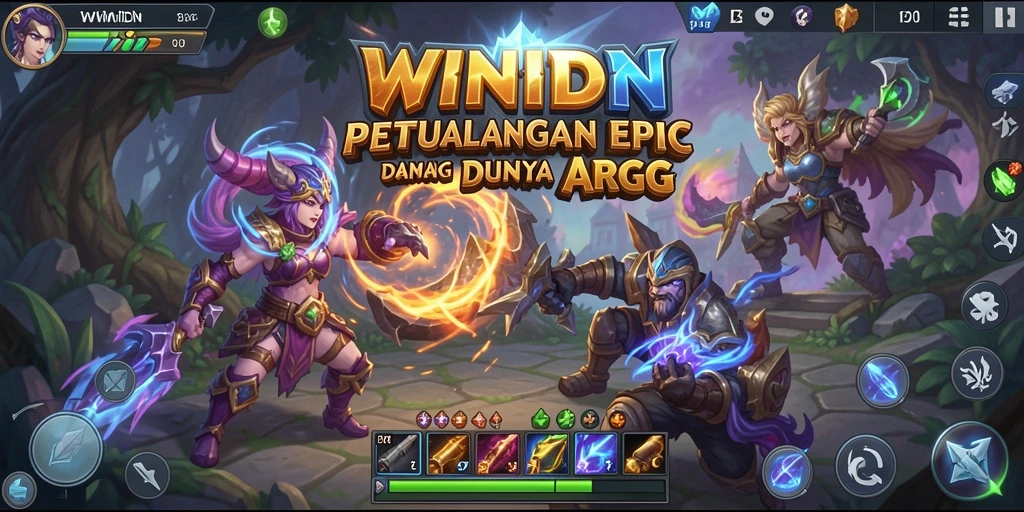 Tampilkan aksi seru dalam gameplay ARPG WINIDN.
